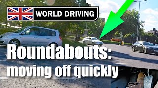 How to MOVE OFF QUICKLY in a Manual Car At Busy Roundabouts