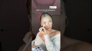 HOT AVATAR MAKEUP TUTORIAL ππ₯Άπ #makeupinspo #avatarmakeup #trending #halloween2025