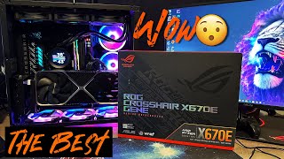 ASUS ROG Crosshair X670E Gene Unboxing, Install, Setup and Review | Best Motherboard for AMD 7800X3D