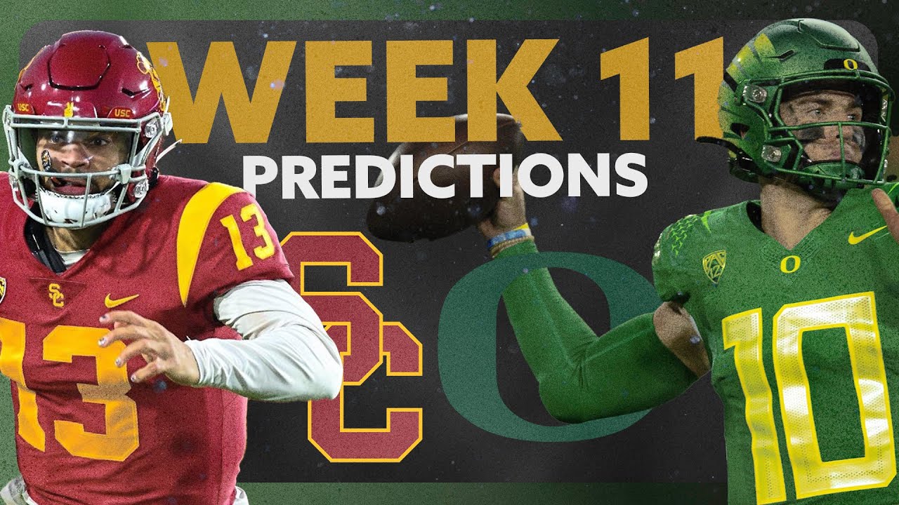 2023 Week 11 College Football Predictions - YouTube