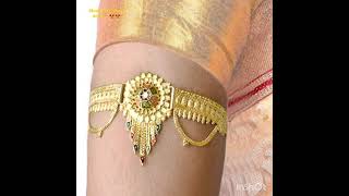 Rajisthani gold bajuband #goldbajuband #rajisthanifashion #trendy❤️