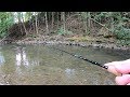 TROUT Fishing TIPS - Trout Fishing with Spinners in Creeks & Streams