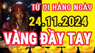 Tử Vi Hàng Ngày 24/11/2024 VÀNG ĐẦY TAY, Chúc Mừng Con Giáp Này Bất Ngờ Trúng Tiền Tỷ Trong Hôm Nay