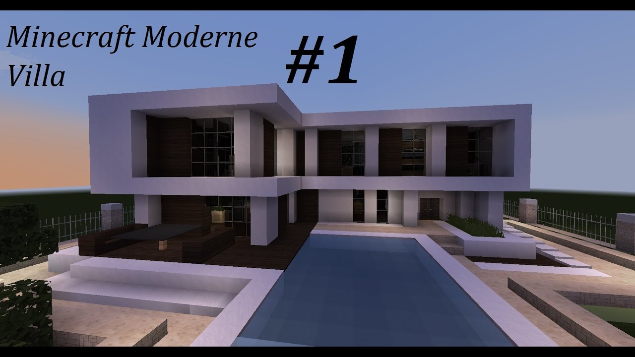 Minecraft Modern Architecture Modern Villa