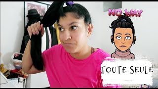 JE ME COUPE LES CHEVEUX TOUTE SEULE