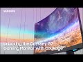 Unboxing the Odyssey G7 Gaming Monitor with CouRage | Samsung