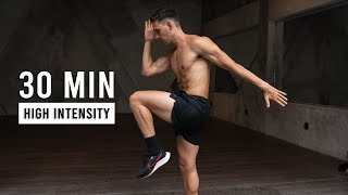 30 MIN KILLER HIIT Full Body Workout (No Equipment, No Repeat, Home Workout)