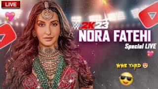 Nora Fatehi VS Angelina Black 🔥 RKO VS Spear 🔥 WWE Yard 🔥 31 Jan 2025