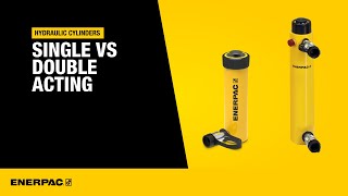 Single-Acting vs Double-Acting Hydraulic Cylinders | Enerpac