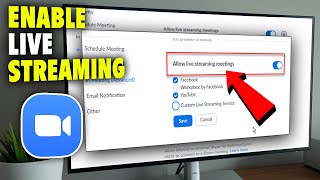 How to enable live streaming on zoom (Quick & Easy)