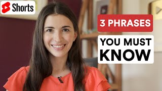 3 English Phrases You Need To Know #Shorts