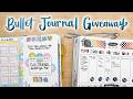 Custom Bullet Journal Flipthru + Giveaway! 📖  (and my weekly bujo setup)