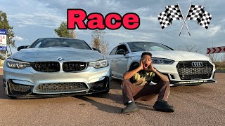 BMW M4 vs Audi RS5 (Race)