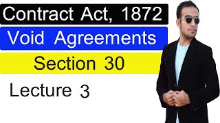 section 30 |contract act, 1872| Void agreement by way of wager void