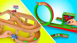 Awesome Cardboard Race Tracks For Toy Cars