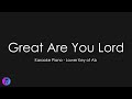 Great Are You Lord - All Sons & Daughters | Piano Karaoke [Key of Ab]