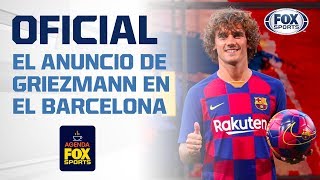 Así anunció Barcelona a Antoine Griezmann