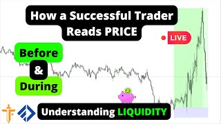 How a FULL-TIME trader READS PRICE LIVE | Understanding LIQUIDITY before/during a trade