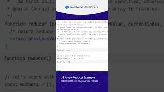JavaScript Array Operations - Reduce #Shorts