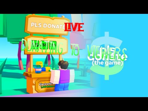 🔴PLS DONATE LIVE🤑DONATING AND RAISING ROBUX WITH VIEWERS!🤑ROBUX ...