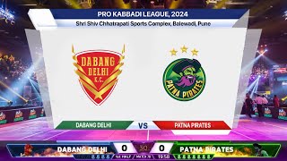 🔴 Live: Dabang Delhi vs Patna Pirates Live – Semi Final 2 | DEL vs PAT | Pro Kabaddi League 2024