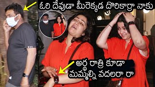 Charmy Kaur Funny Comments On Reporters | Charmy Kaur And Puri Jagannadh Latest Visuals | News Buzz