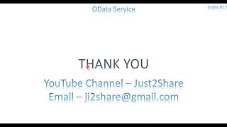 Video 17: OData Service - Batch Process Part2