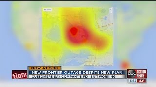 Frontier Communications customers experienced internet outage in South Tampa