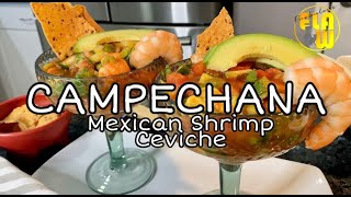 How To Make Campechana | Mexican Shrimp Ceviche| What Is Ela Cooking| ELA W