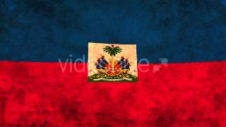 Haiti Flag Grunge