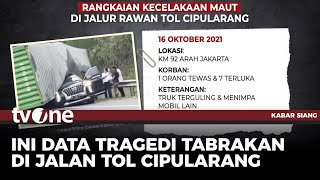 Sejarah Kelam Terulang, Ini Sederet Tragedi Kecelakaan Maut di Jalur Rawan Tol Cipularang | tvOne