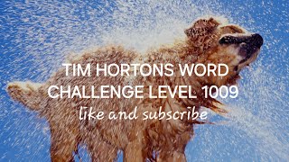 Tim Hortons Word Challenge Level 1009 #timhortons #free #newvideo #subscribe