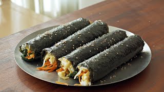 김밥을 이렇게 하면 살 안쪄요 ‼️ 밥 없는 김밥보다 더 맛있고 만들기 쉬운 양배추 김밥 ❤️