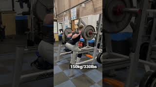 150kg/330lbs Squat PR