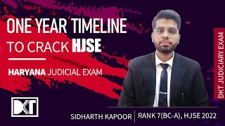 Haryana Judicial Exam 2022 | Strategy To Crack In First Attempt | By Sidharth Kapoor, Rank 7 (BC-A)