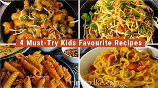 4 Must-Try Kids Favourite Recipes | Kids Party Snacks | Snack Recipes For Kids |