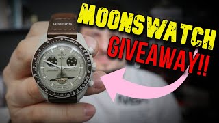 MoonSwatch Giveaway - Mission to Saturn Speedmaster MoonSwatch GIVEAWAY OMEGA X Swatch Speedy 2022