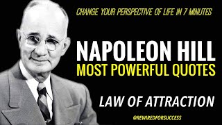 7 Minutes For The Rest Of Your Life | Napoleon Hill Quotes | THINK & GROW RICH (LawofAttraction)
