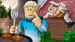 CREEPY Neighbor Moved Next Door! (A Roblox Movie)