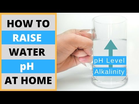 How do I raise the pH in my drinking water?