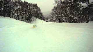 Airboarding in Japan 宝台樹スキー場