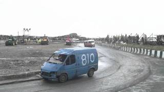 A quiet day out at the Seaside.Warton Van Banger Racing