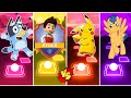 Bluey 🆚 Paw Patrol 🆚 Pikachu 🆚 My Little Pony | Who Is Win 🎯🏅