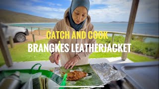 Jom masak Brangkes Leatherjacket .. catch and cook