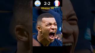 Messi VS Mbappe - World Cup 2022 (3-3) #messi #mbappe #worldcup
