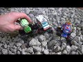 Disney Cars Monster Trucks Mater and Lightning McQueen!