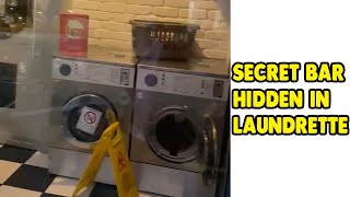 Secret Bar Hidden Inside Laundrette