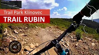 Klínovec - červený trail Rubin: celý flowtrail i s komentářem