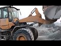 new sdlg 946h wheel loader loading hooper plant construction works