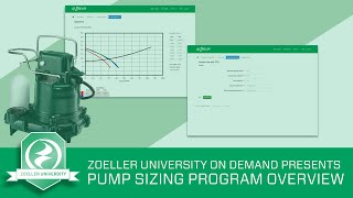 Zoeller Pump Sizing Program